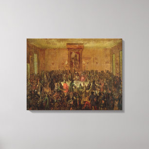 Impressão Em Tela Banquete dado em honra de Louis XIV pelo