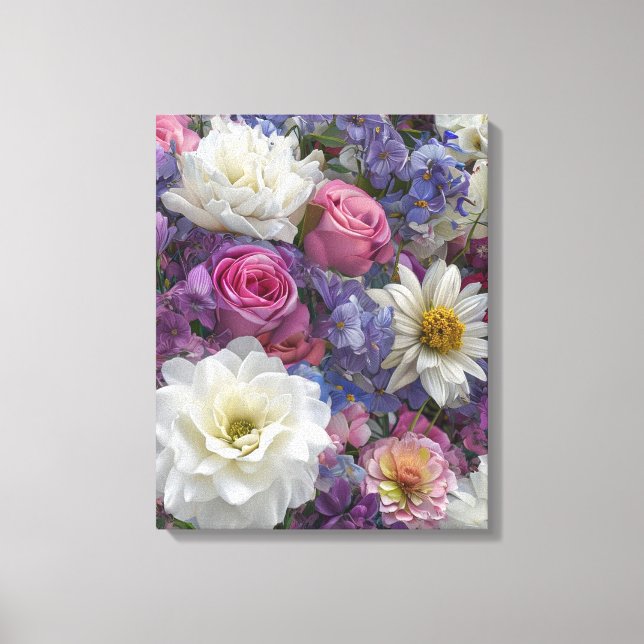 Impressão Em Tela Banquete de flores (Frente)