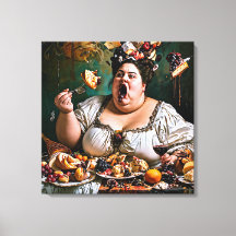 "Banquete do Caos" Obra de Arte Surreal Colorida