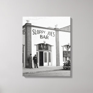 Impressão Em Tela Bar do Sloppy Joe's, 1938