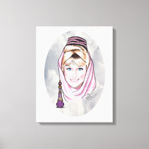 Impressão Em Tela Barbara Eden, Sonho com Jeannie.