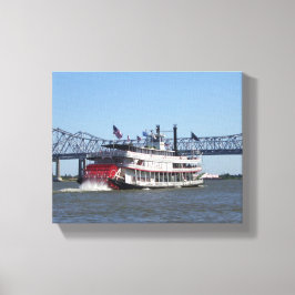 Impressão Em Tela Barco Fluvial