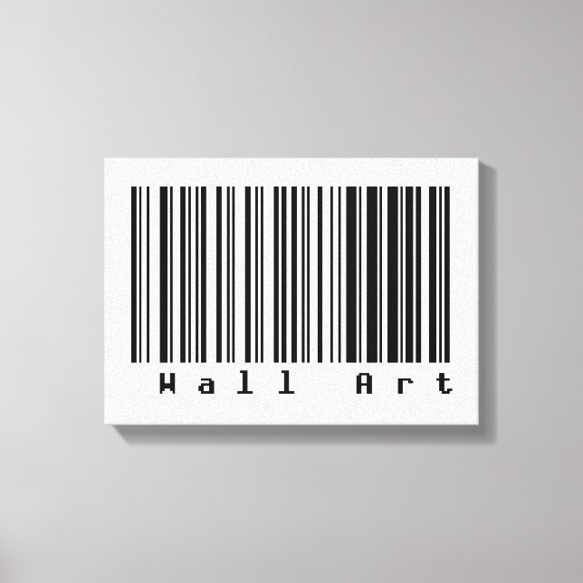 Impressão Em Tela Barcode Art - Wall Art (Frente)