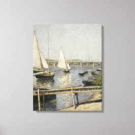 Impressão Em Tela Barcos à vela em Argenteuil por Gustave Caillebott