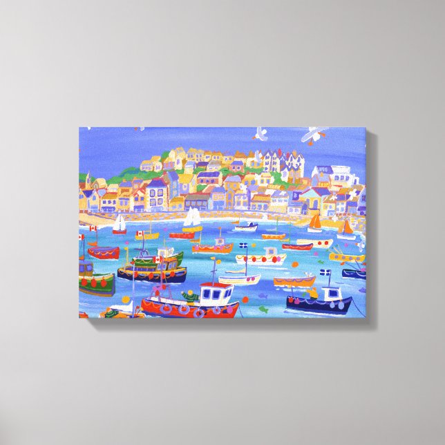 Impressão Em Tela Barcos no porto, Ruas (Frente)