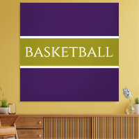 BASKETBALL Atlética Roxo Faixas Oliva Douradas 
