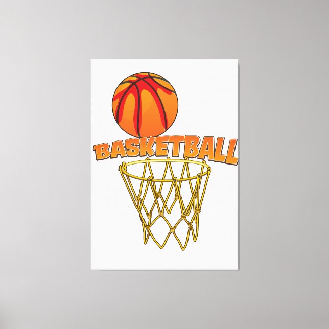 Impressão Em Tela Basquete (Frente)