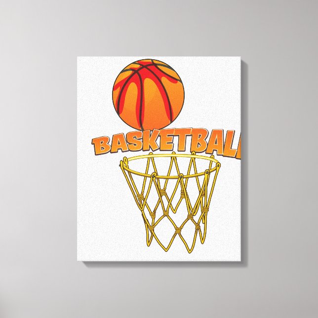 Impressão Em Tela Basquetebol (Frente)