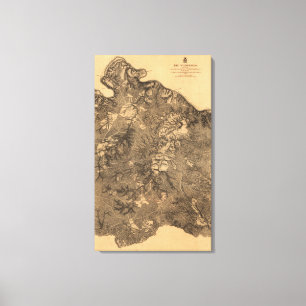 Impressão Em Tela Batalha da região selvagem - guerra civil