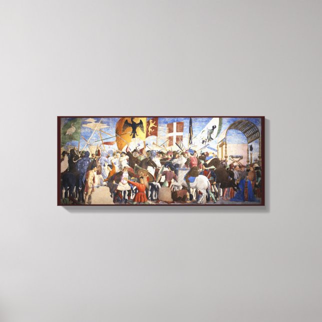 Impressão Em Tela BATALHA DE HERACLIUS por Piero Della Francesca (Frente)