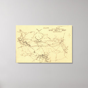 Impressão Em Tela Batalha do tribunal do Spotsylvania