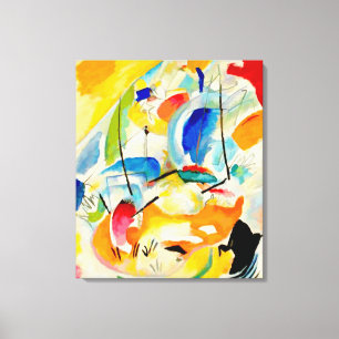 Impressão Em Tela Batalha Naval de Kandinsky 1913