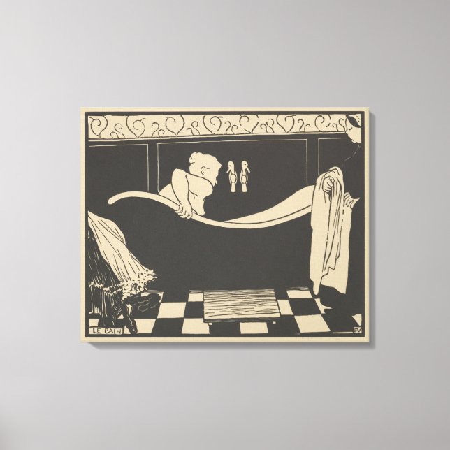 Impressão Em Tela Bath Le Bain (Frente)