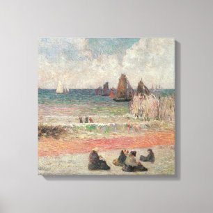 Impressão Em Tela Bathing Dieppe de Paul Gauguin