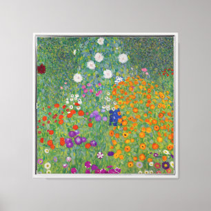 Impressão Em Tela Bauerngarten, Pintura a Óleo, Gustav Klimt