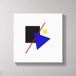 Impressão Em Tela Bauhaus Design Geométrico Art