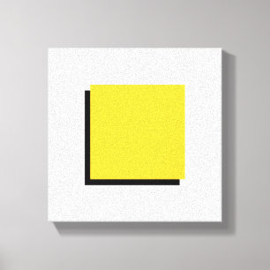 Impressão Em Tela Bauhaus Design Geométrico Art Yellow Square