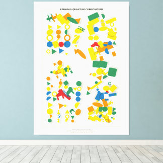 Impressão Em Tela Bauhaus Quantum Composition 