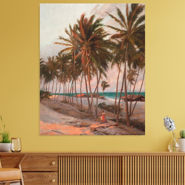 Impressão Em Tela Beach in Fortaleza (Insitu(Sala de estar))