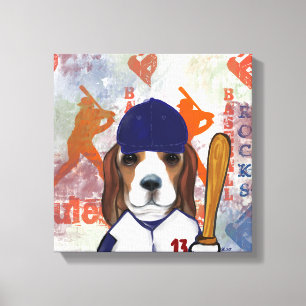 Impressão Em Tela Beagle