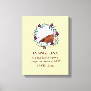 Impressão Em Tela Bebê ABRAÇO DE DEUS Rua Galeria de Fotografi