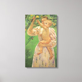 Impressão Em Tela Bebê Alcançando uma Maçã por Mary Cassatt