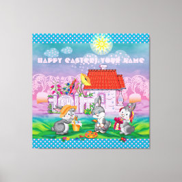 Impressão Em Tela Bebê Bunny pequeno