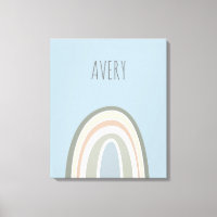 Bebê moderno do Arco-Íris personalizado berçário