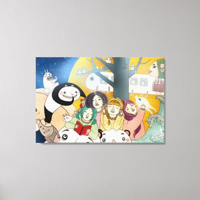 Impressão Em Tela Bed Time Story 2013 (Frente)