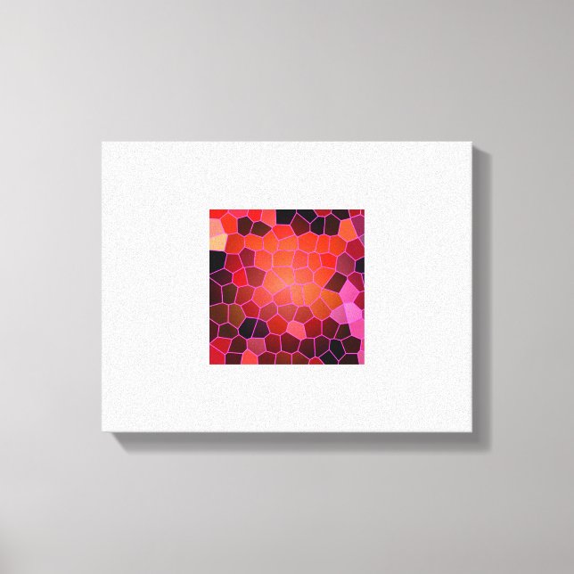 Impressão Em Tela Bee Hive Red (Frente)