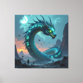 Impressão Em Tela Begegnung mit dem Himmelsdrachen