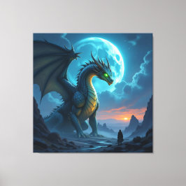 Impressão Em Tela Begegnung mit dem Himmelsdrachen