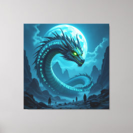 Impressão Em Tela Begegnung mit dem Himmelsdrachen