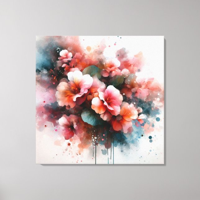 Impressão Em Tela begônia anjo (Frente)