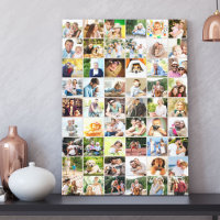 Beige de Colagem de Grade de Imagens Multi Photo 5