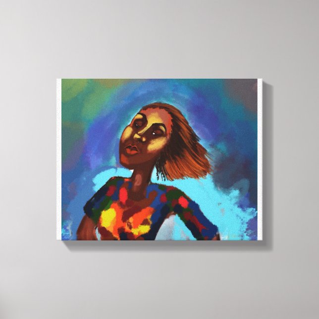 Impressão Em Tela Bela (Frente)