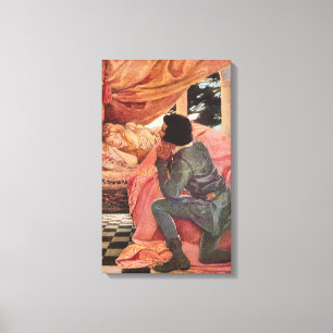 Impressão Em Tela Bela Adormecida Vintage por Jessie Willcox Smith