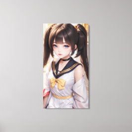 Impressão Em Tela Bela Arte Animada.