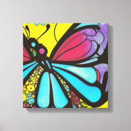 Impressão Em Tela Bela Borboleta