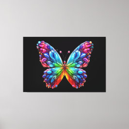 Impressão Em Tela Bela Borboleta