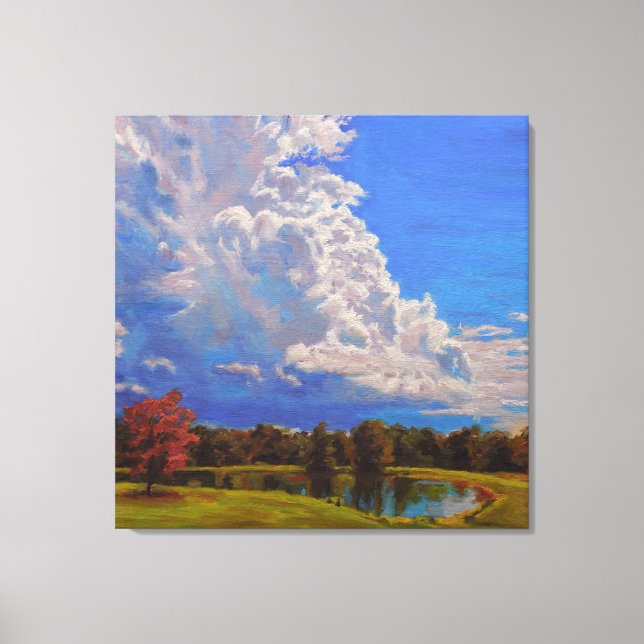 Impressão Em Tela Bela cena de Fazenda (Frente)