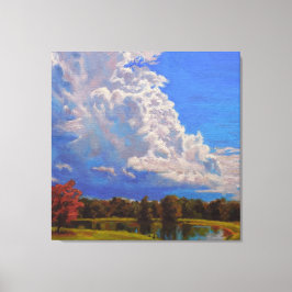 Impressão Em Tela Bela cena de Fazenda