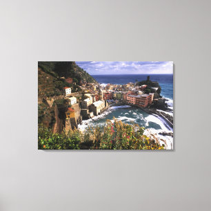 Impressão Em Tela Bela Vila de Vernazza em Cinque