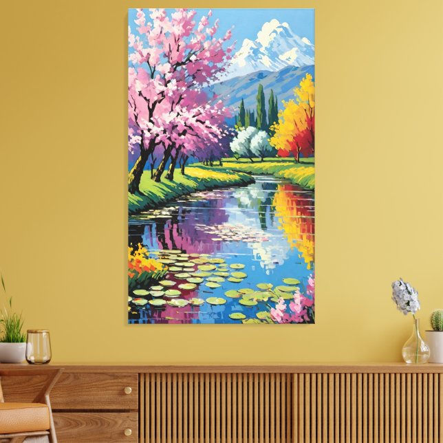 Impressão Em Tela Beladona-da-primavera (Insitu(Sala de estar))