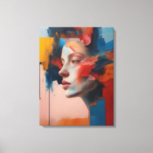 Impressão Em Tela "Beleza Abstrata"