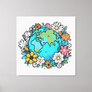 Impressão Em Tela Beleza da Terra
