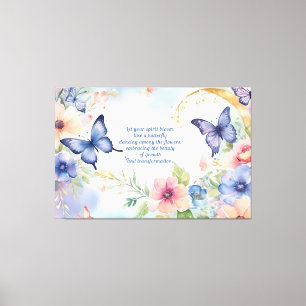 Impressão Em Tela Beleza do Eterno de Arte Floral Whimsical