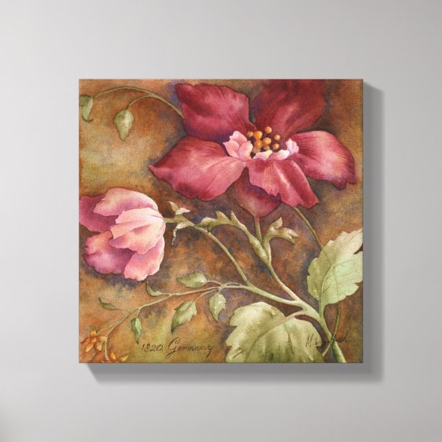 Impressão Em Tela Belezas Antigas I (Frente)