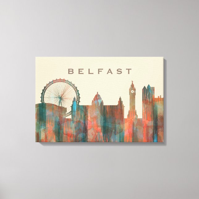 IMPRESSÃO EM TELA BELFAST, IRLANDA NORTE (Frente)