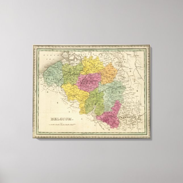 Impressão Em Tela Bélgica 5 (Frente)